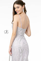Glitter Mesh Sweetheart Mermaid Long Prom Dress