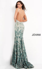 Jovani 06450 Prom Long Sexy Spaghetti Strap Dress
