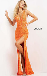 Jovani 08674 Sleeveless Long Prom Formal Dress