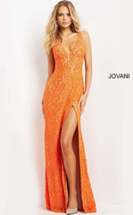 Jovani 08674 Sleeveless Long Prom Formal Dress