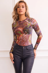 Juniper Bodysuit - Green Multi