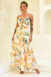 Like A Dream Maxi Dress - Beige