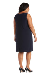 Plus Size Short Dress Jacket R&M Richards 3221W