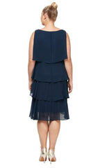 SL Fashions 614044 Formal Short Cocktail Dress