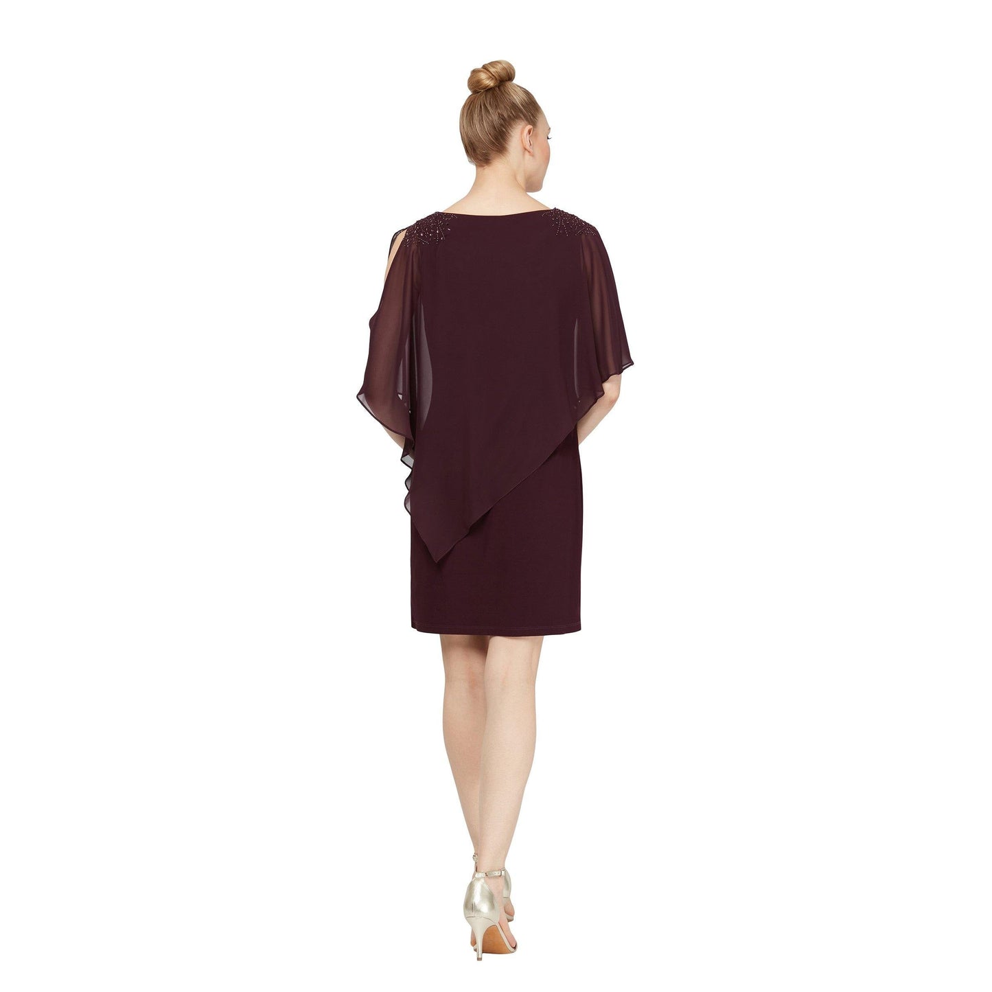 SL Fashions 9170368 Short Mother of the Bride Dress