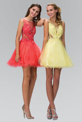 Sleeveless Short Prom Dress
