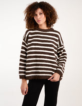 Soft Knit Round Neck Stripe Jumper