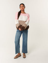 Multi Stripe Knit Jumper