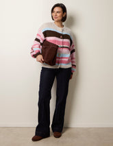 Striped Knit Cardigan