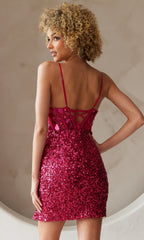 Short Homecoming Dress 5057S by Amelia Couture