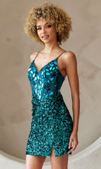 Short Homecoming Dress 5057S by Amelia Couture