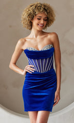 Short Homecoming Dress 5056S by Amelia Couture