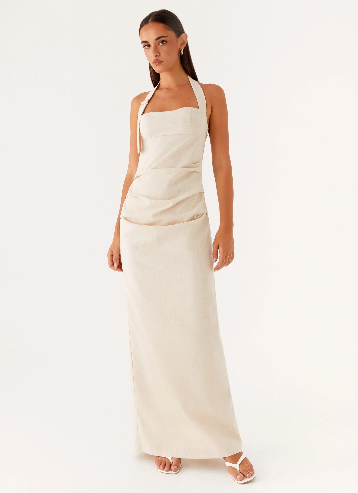 Rumour Has It Maxi Dress - Oatmeal