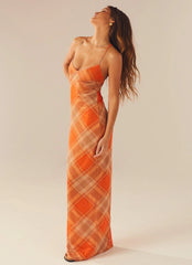 Broadway Nights Maxi Dress - Saffron