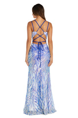 Morgan & Co 13007 Prom Long Formal Fitted Dress