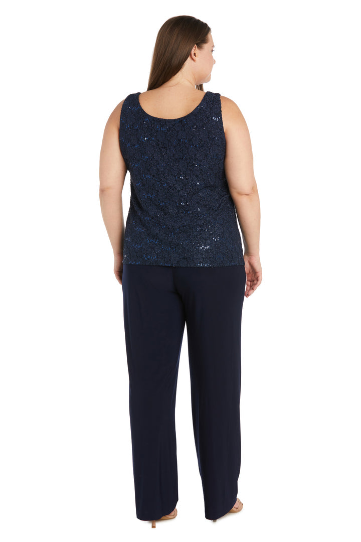 Plus Size Formal Jacket Pant Suit Suit R&M Richards 1351W