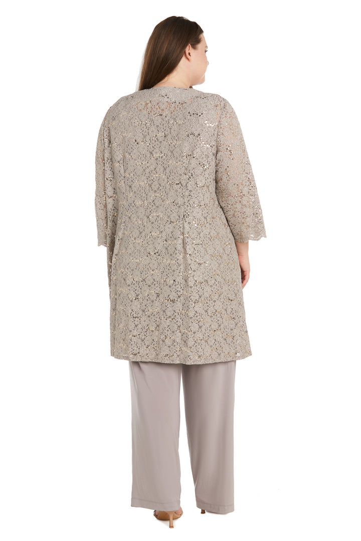 Plus Size Formal Jacket Pant Suit Suit R&M Richards 1351W