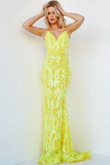 Jovani JVN07784 Long Fitted Prom Dress