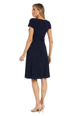 Short Cocktail Dress Knee Length R&M Richards 1429