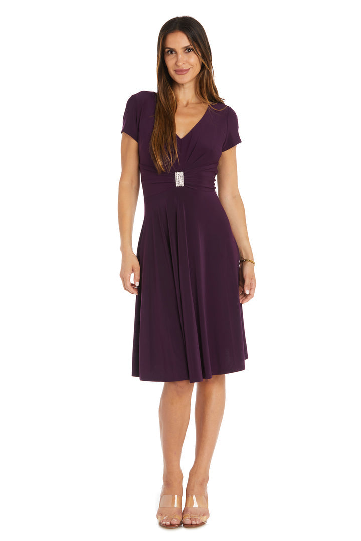 Short Cocktail Dress Knee Length R&M Richards 1429