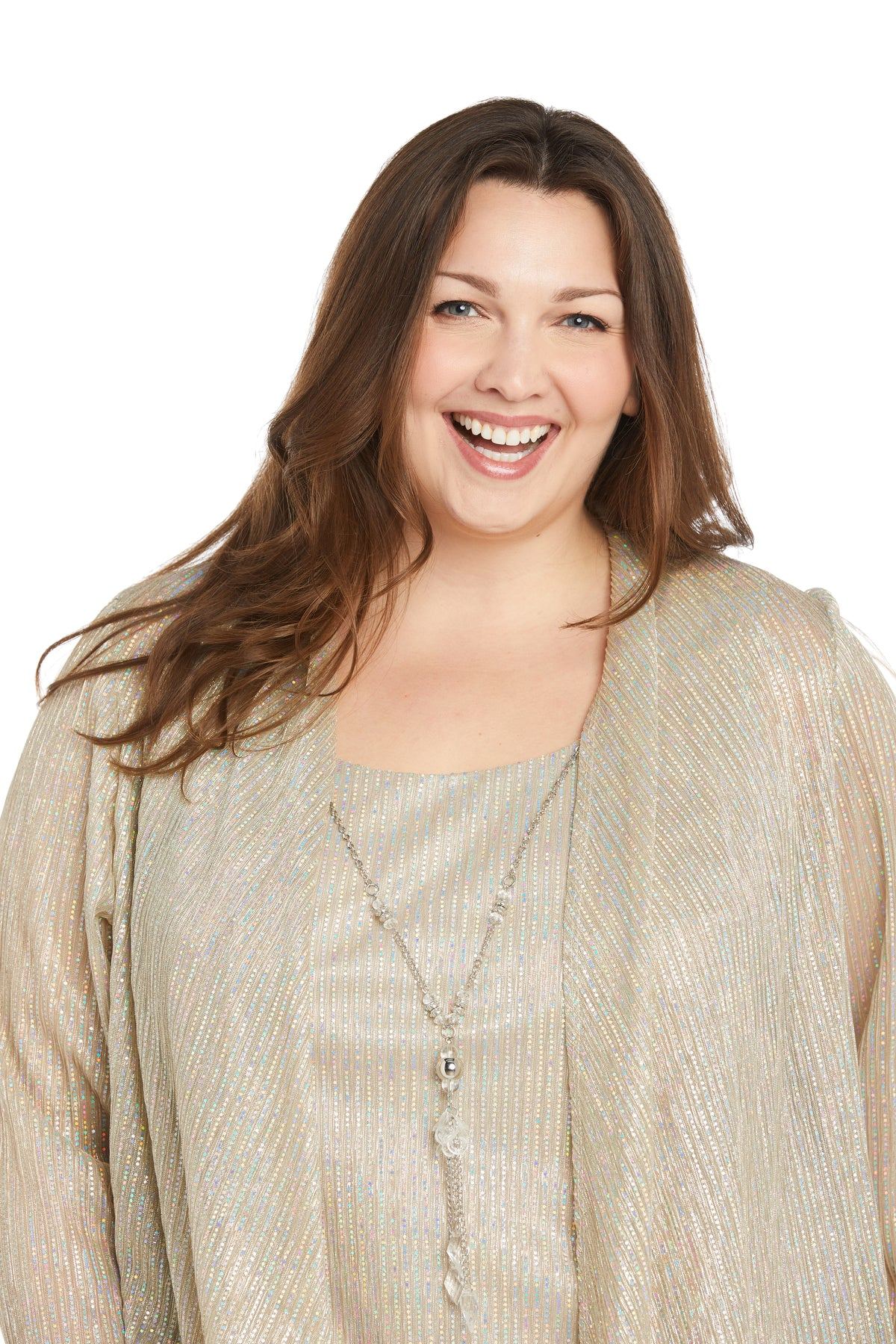 Plus Size Formal Pant Suit Long R&M Richards 1642W