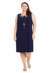 Plus Size Short Printed Dress Jacket R&M Richards 1759W