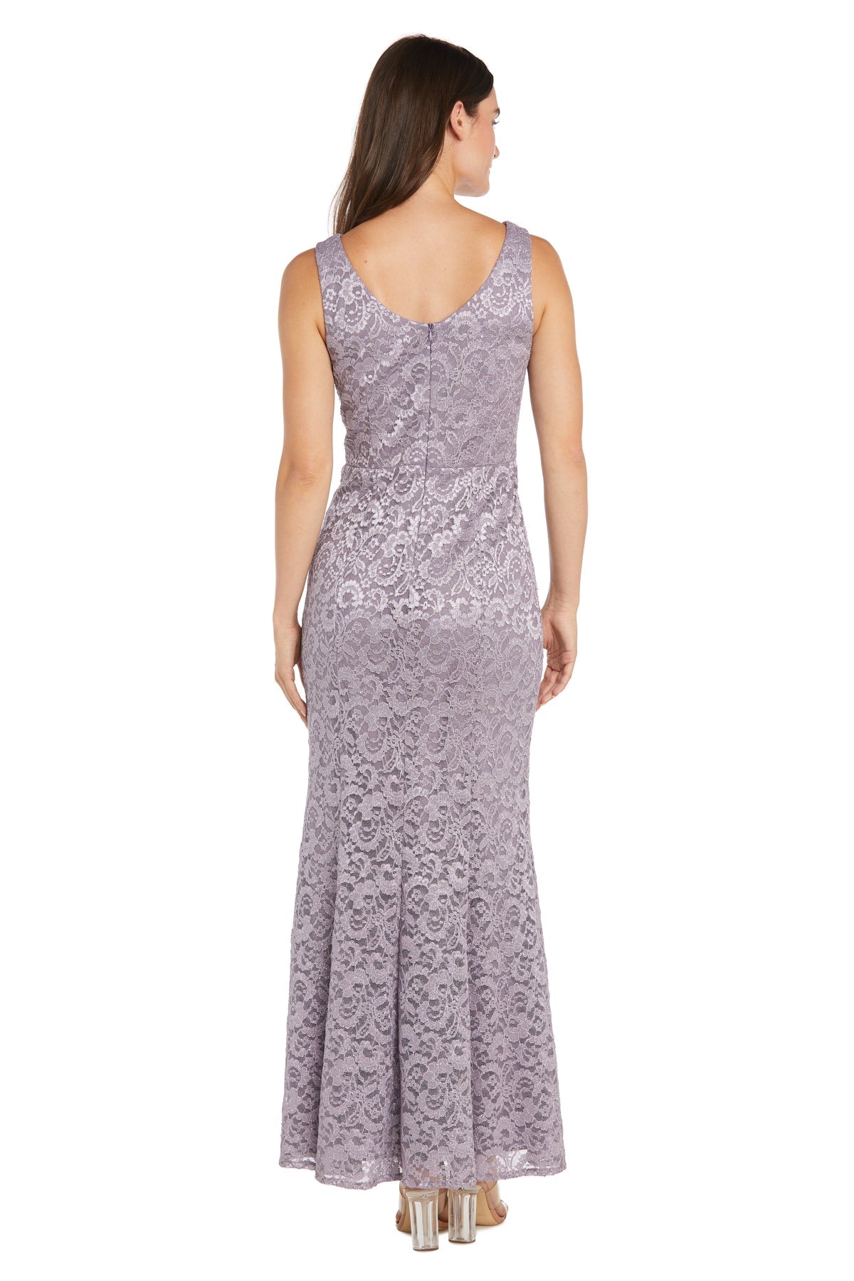 Glitter Long Jacket Dress Formal Petite R&M Richards 1985P