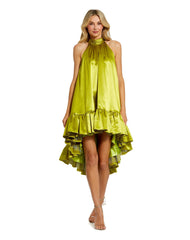 High Low Ruffle Cocktail Dress Ruffle High Low Cocktail Mac Duggal 20711