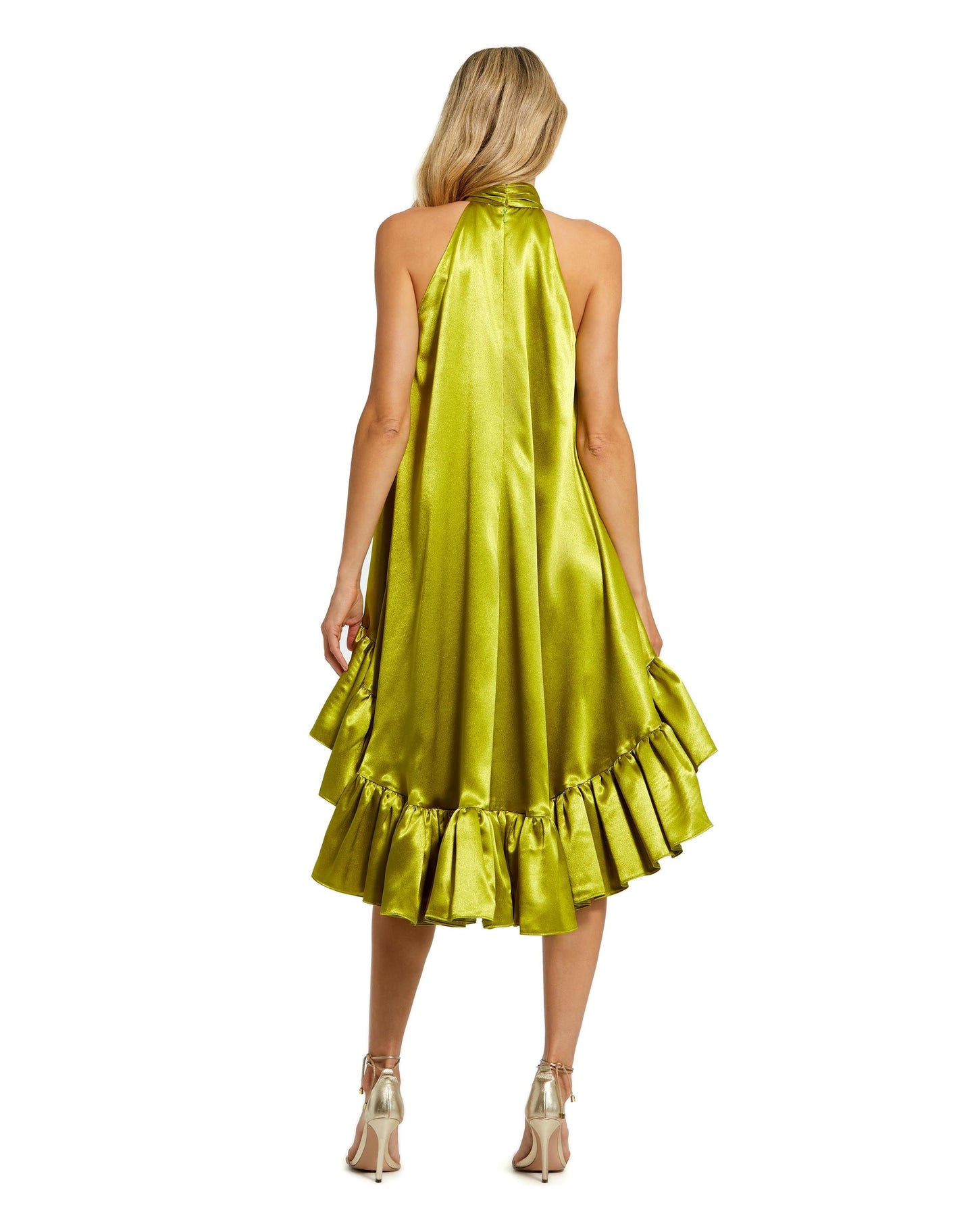High Low Ruffle Cocktail Dress Ruffle High Low Cocktail Mac Duggal 20711