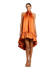 High Low Ruffle Cocktail Dress Ruffle High Low Cocktail Mac Duggal 20711