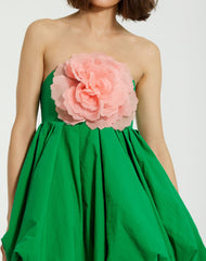 Short 3D Flower Cocktail Mini Dress 3D Flower Cocktail Mini Mac Duggal 20931