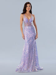 Stella Couture 24115 Sequin Formal Long Prom Dress