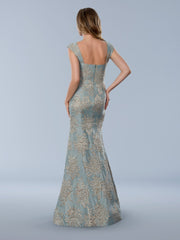 Stella Couture 24369 Long Formal Prom Fitted Dress
