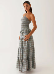Picture This Maxi Dress - Check
