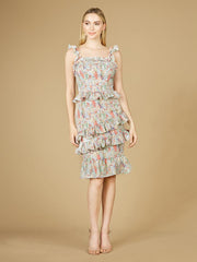Lara Dresses 29272 Sleeveless Print Midi Dress
