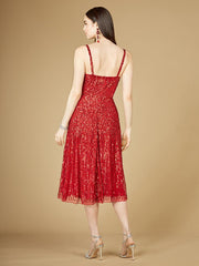 Lara Dresses 29347 Sequin Long Midi Dress