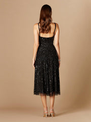 Lara Dresses 29347 Sequin Long Midi Dress