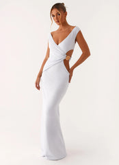 Romane Maxi Dress - Pale Blue