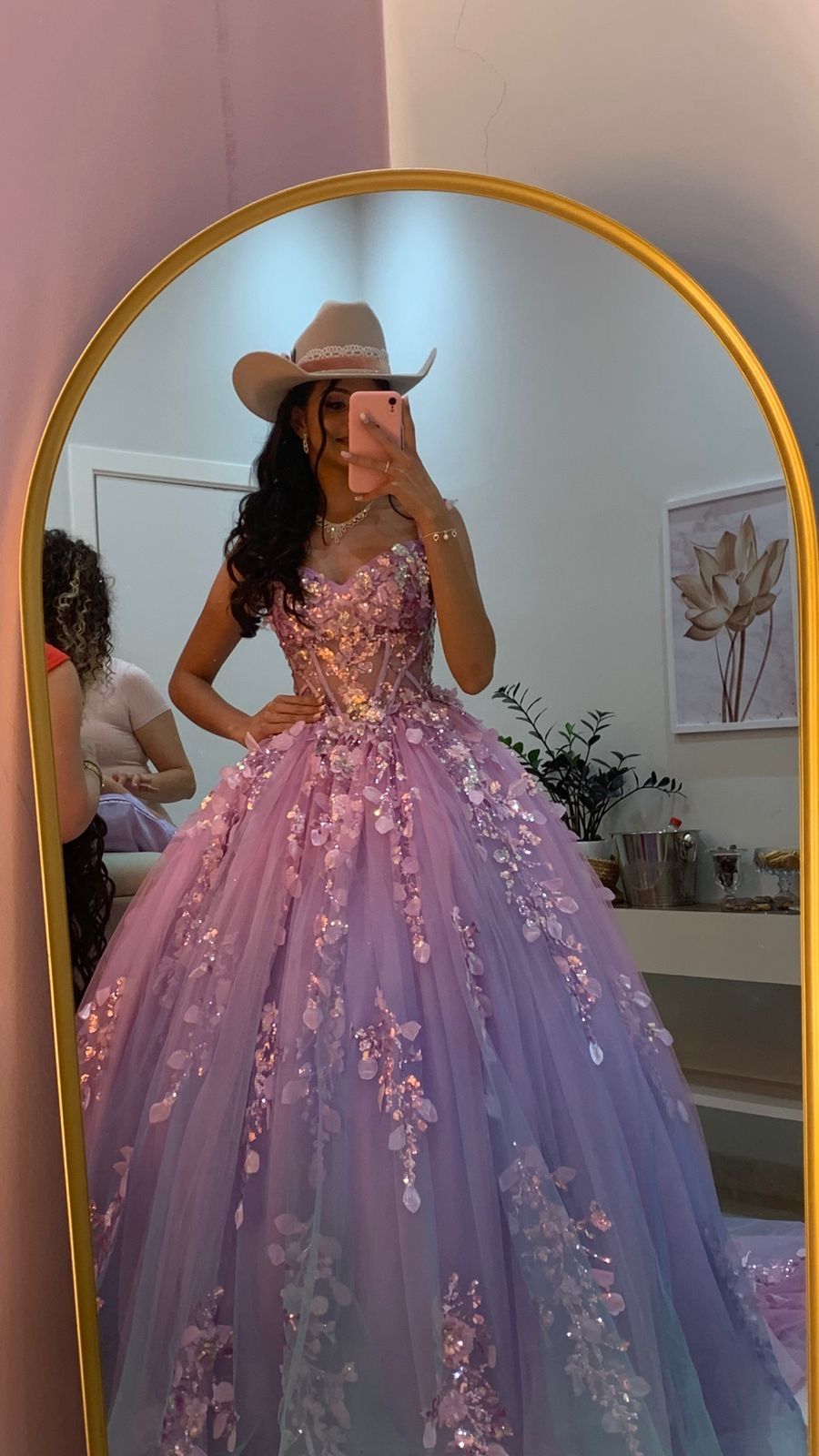 Classy Ball Gown Sweetheart Lilac Tulle Appliques Prom Dresses Party Dress Long Evening Dresses AB2151