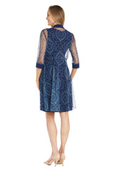 Short Sequin Jacket Dress Mother of the Bride R&M Richards 3151