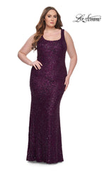 La Femme 31605 Plus-Size Formal Prom Dress