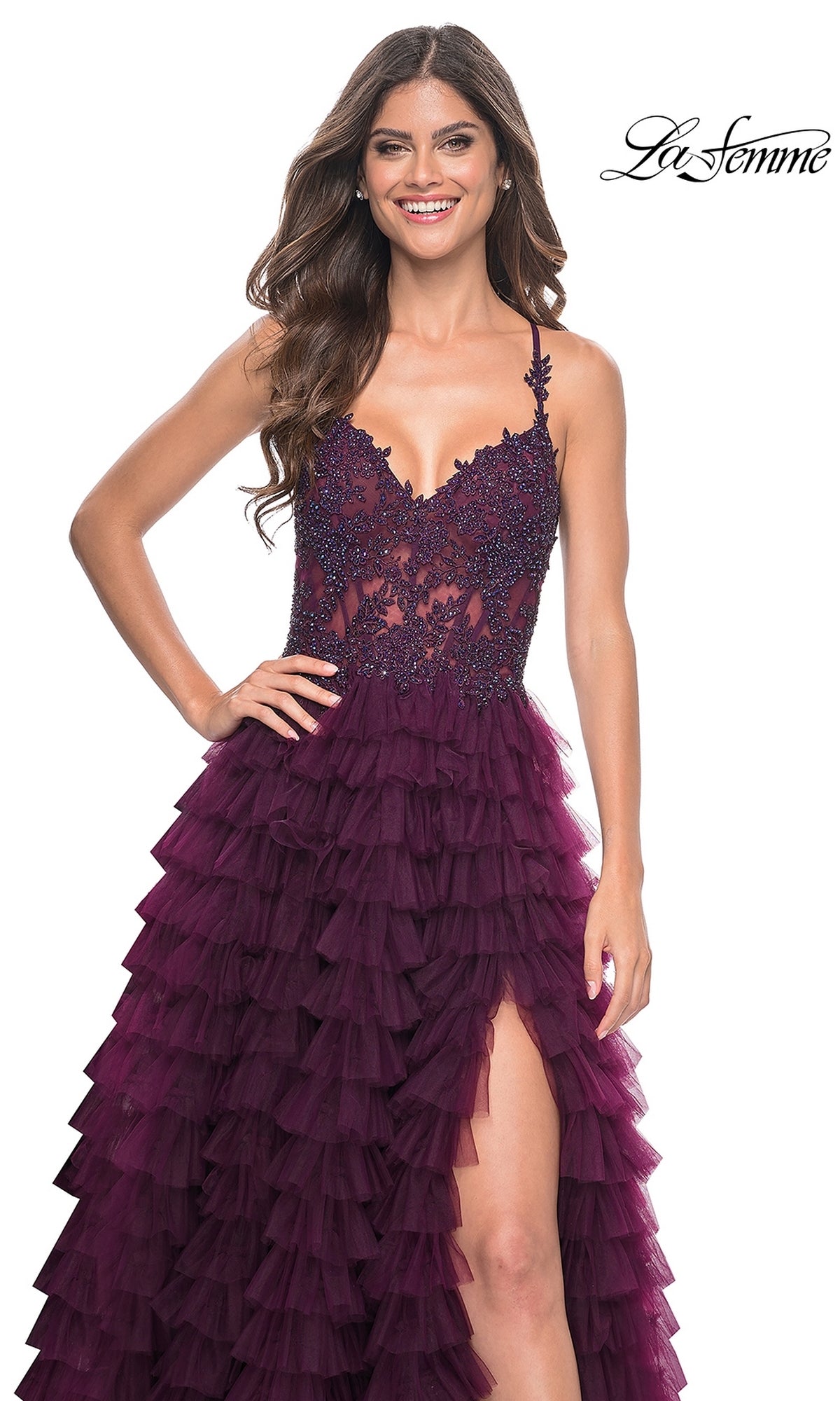 La Femme 32128 Formal Prom Dress