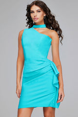 Jovani 38152 Short Homecoming Fitted Cocktail Dress