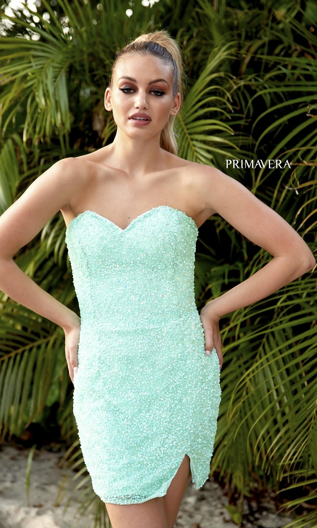 Short Homecoming Dress by Primavera 3899