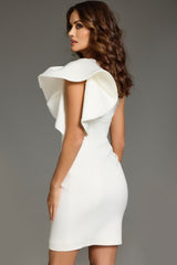 Jovani 39243 Homecoming Short Fitted Ruffle Cocktail Dress