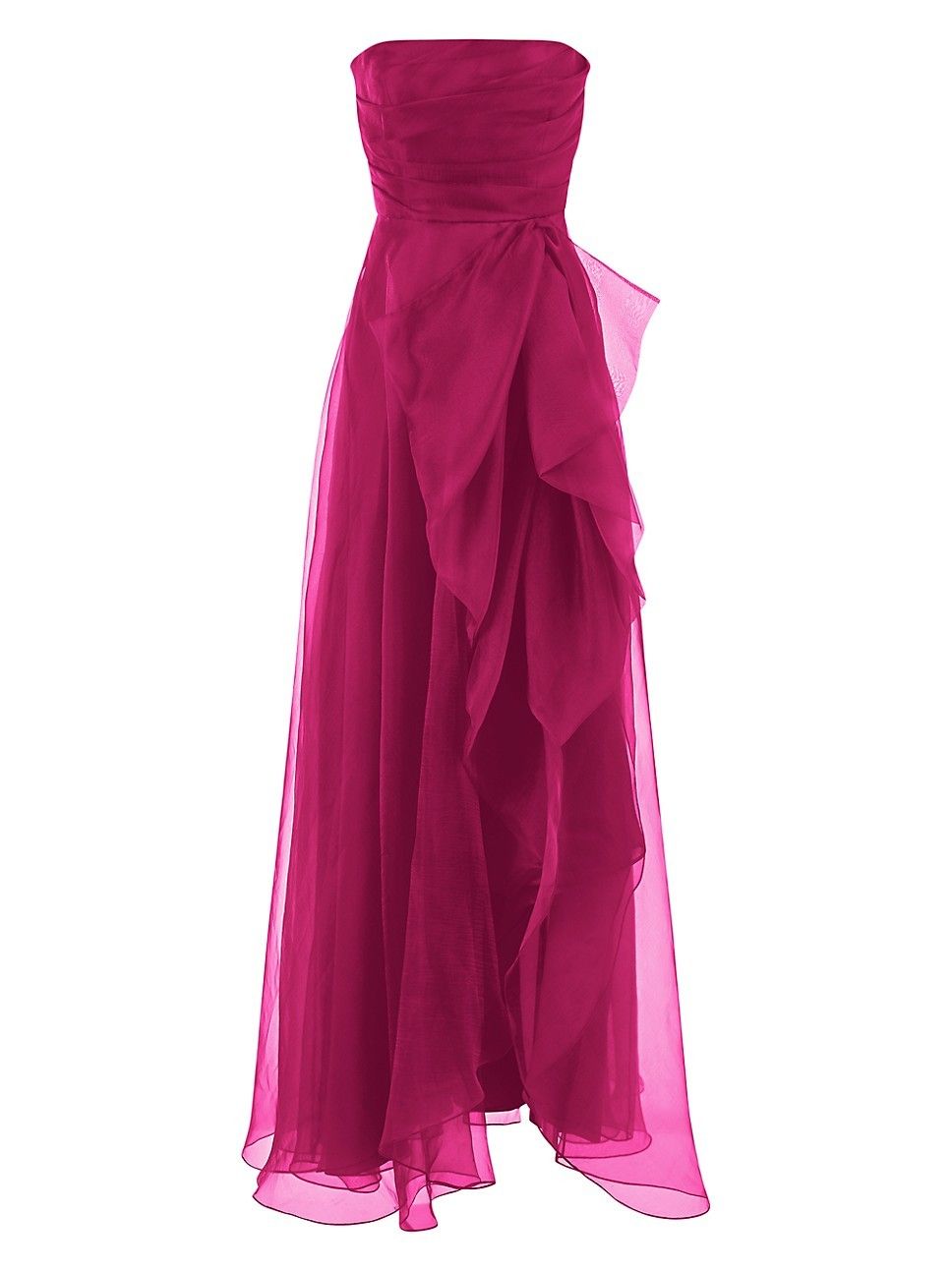 Women's Evening Dresses Strapless Pleated Long Formal Gown Wedding Guest Gowns Prom Dress For Women Girls Teens N2343