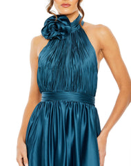 Pleated Formal Prom Dress Midi Mac Duggal 49674
