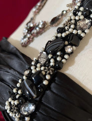 Modest Prom Dresses Inspo A Line One Shoulder Black Tie Dress With Beading For Women Formal Gown N3280