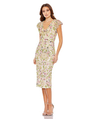 Short Cap Sleeve Formal Dress Cap Sleeves Mac Duggal 5722