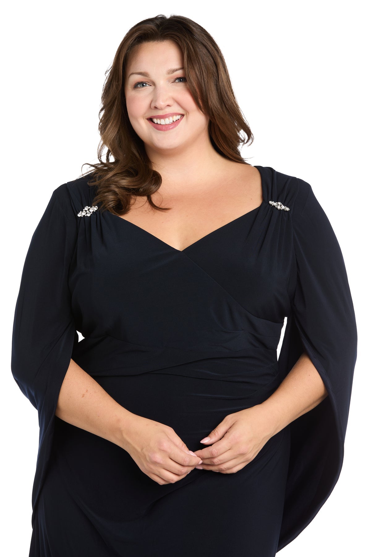 Long Plus Size Dress Formal R&M Richards 5899W